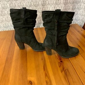 Ugg Dayton Boot High heel slouchy mid-calf black 5 1/2